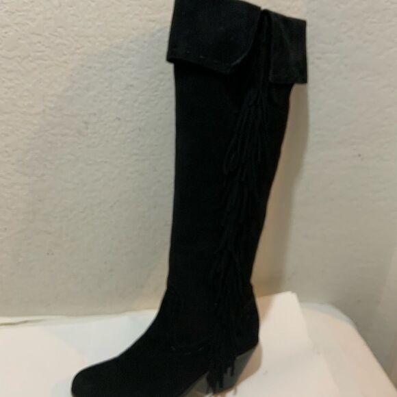 Sam Edelman Louella Over-the-Knee Fringe boots since 8M - Picture 3 of 16